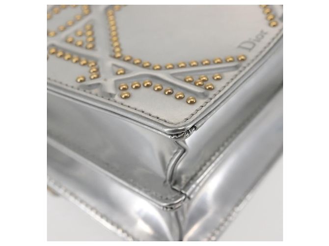 Christian Dior Chain Shoulder Bag Enamel Silver - vista 15