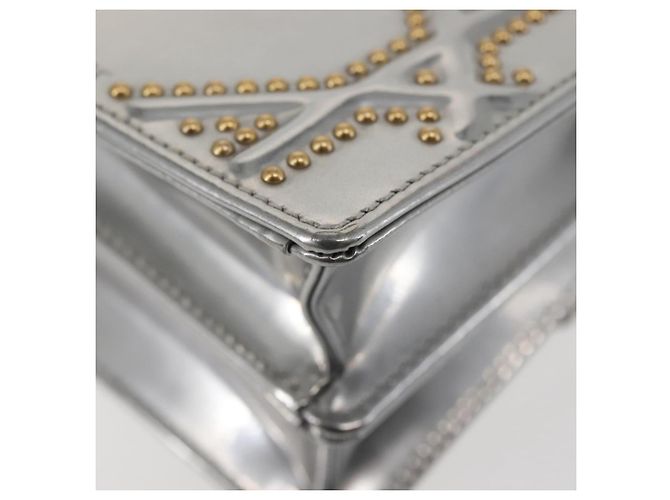 Christian Dior Chain Shoulder Bag Enamel Silver - vista 16