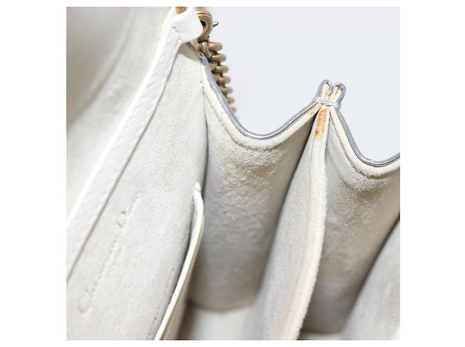 Christian Dior Chain Shoulder Bag Enamel Silver - vista 20
