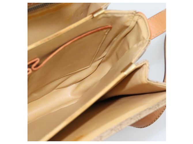 Céline CELINE Macadam Canvas Shoulder Bag PVC Beige Gold - vista 18