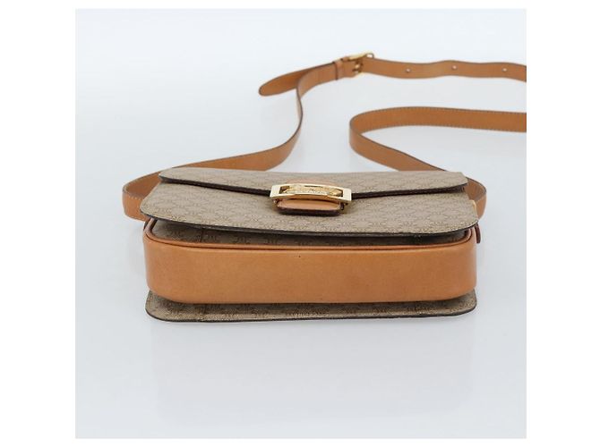 Céline CELINE Macadam Canvas Shoulder Bag PVC Beige Gold - vista 5