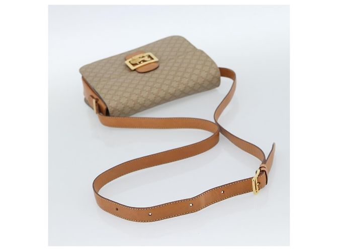 Céline CELINE Macadam Canvas Shoulder Bag PVC Beige Gold - vista 7