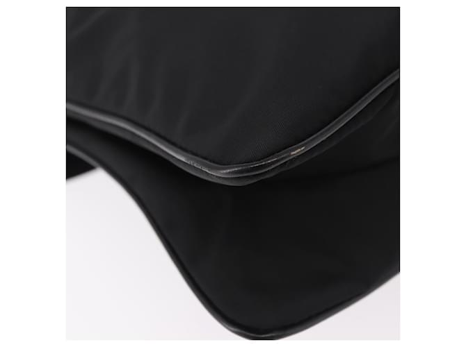 PRADA Shoulder Bag Nylon Black Gold - vista 15
