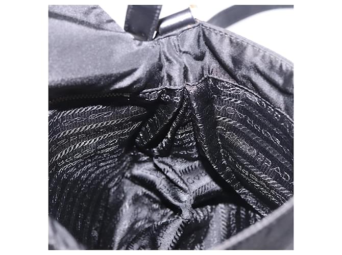 PRADA Shoulder Bag Nylon Black Gold - vista 20