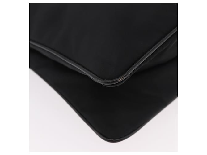 PRADA Shoulder Bag Nylon Black Gold - vista 9