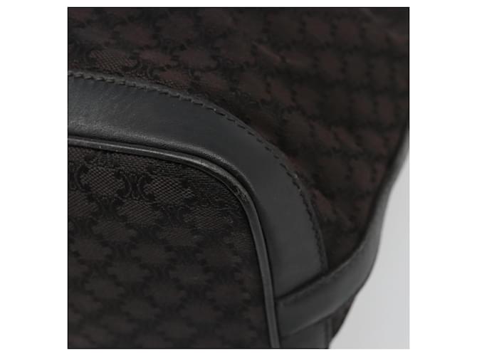 Céline CELINE Macadam Canvas Shoulder Bag Black - vista 10