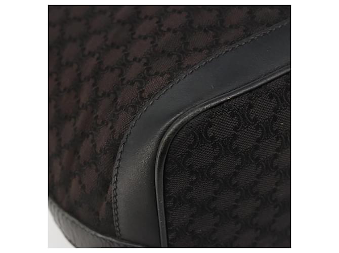 Céline CELINE Macadam Canvas Shoulder Bag Black - vista 11