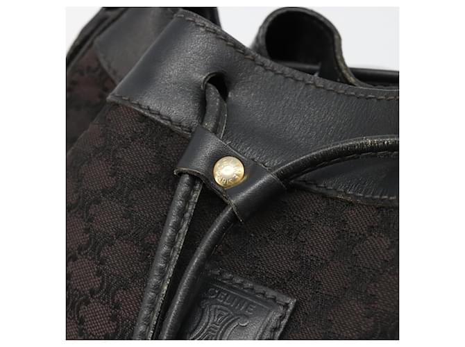 Céline CELINE Macadam Canvas Shoulder Bag Black - vista 14