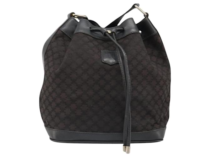 Céline CELINE Macadam Canvas Shoulder Bag Black - vista 2
