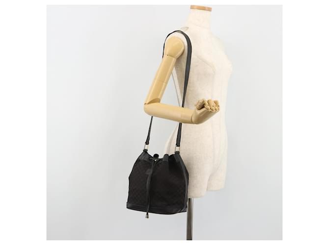Céline CELINE Macadam Canvas Shoulder Bag Black - vista 23