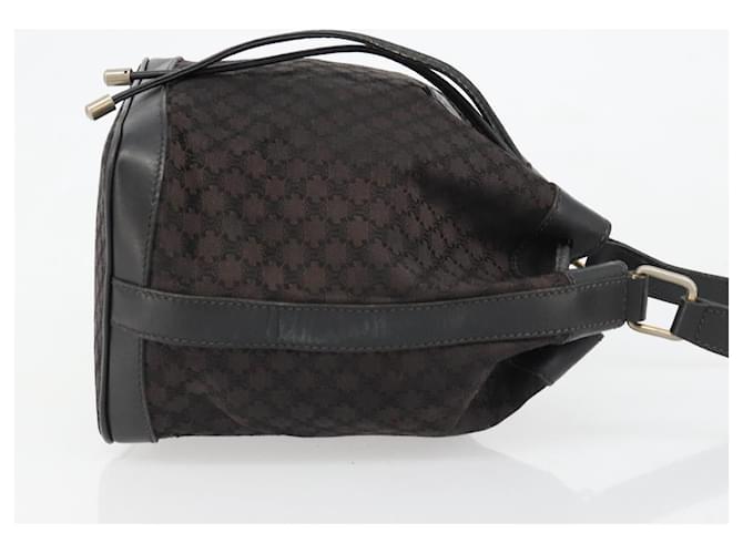 Céline CELINE Macadam Canvas Shoulder Bag Black - vista 4