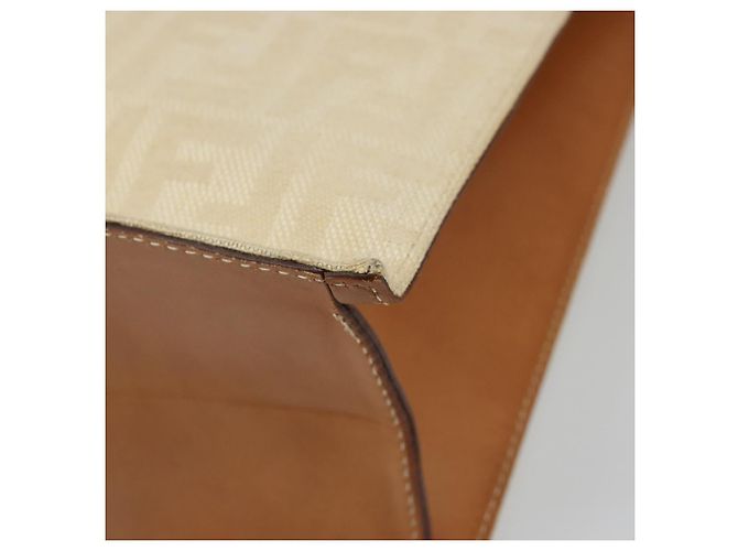 FENDI Zucca Canvas Tote Bag Beige - vista 15