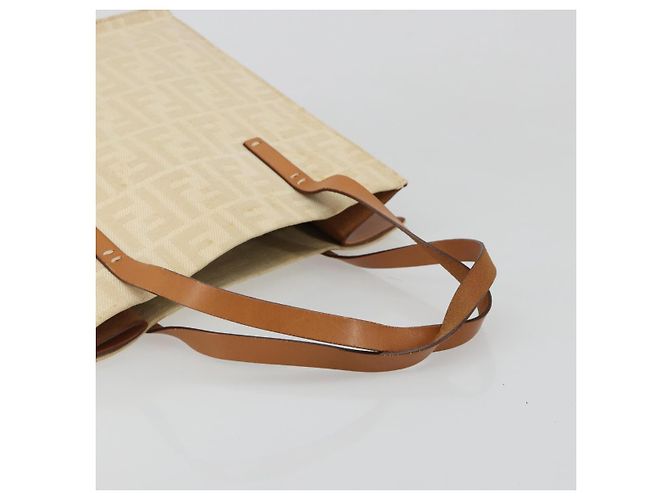 FENDI Zucca Canvas Tote Bag Beige - vista 7