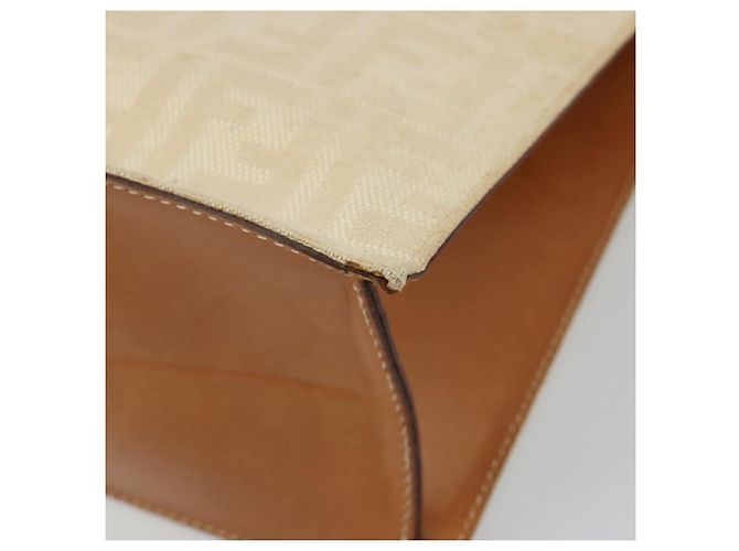 FENDI Zucca Canvas Tote Bag Beige - vista 9