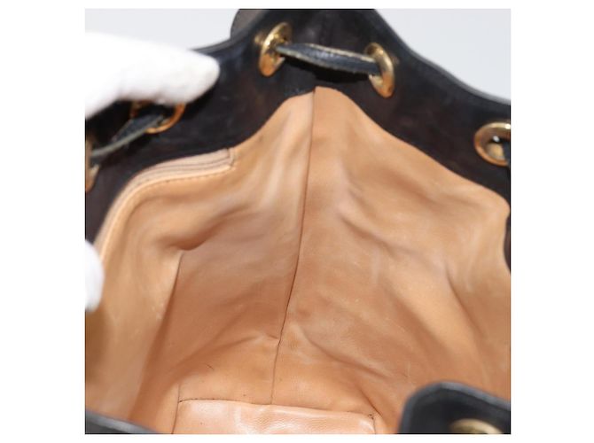 Céline CELINE Purse Shoulder Bag Leather Black Gold - vista 20