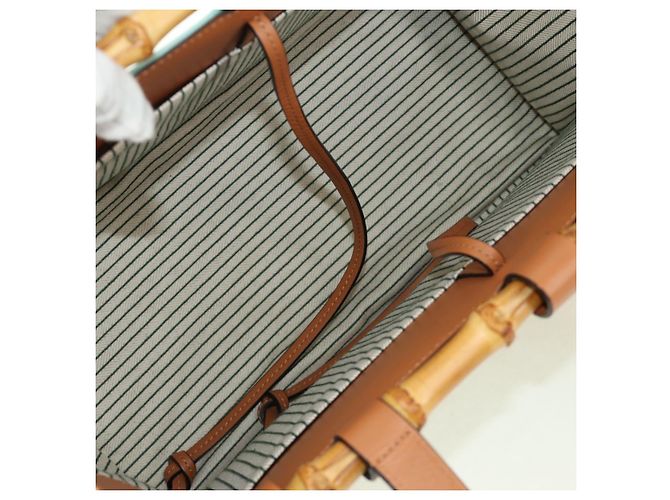 LOEWE Cushion Tote Bag Canvas Light Blue - vista 10