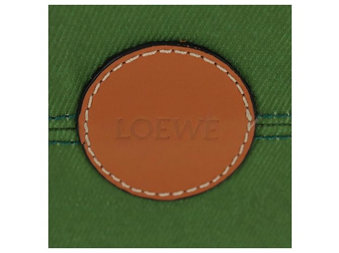 LOEWE Cushion Tote Bag Canvas Light Blue - vista 16