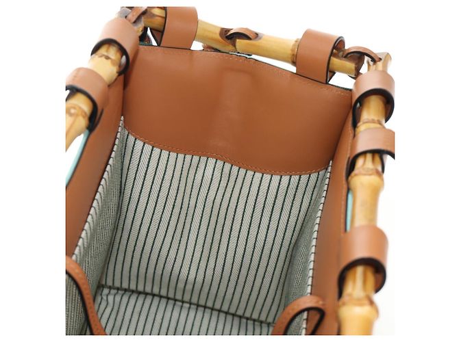 LOEWE Cushion Tote Bag Canvas Light Blue - vista 25