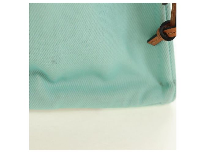 LOEWE Cushion Tote Bag Canvas Light Blue - vista 6