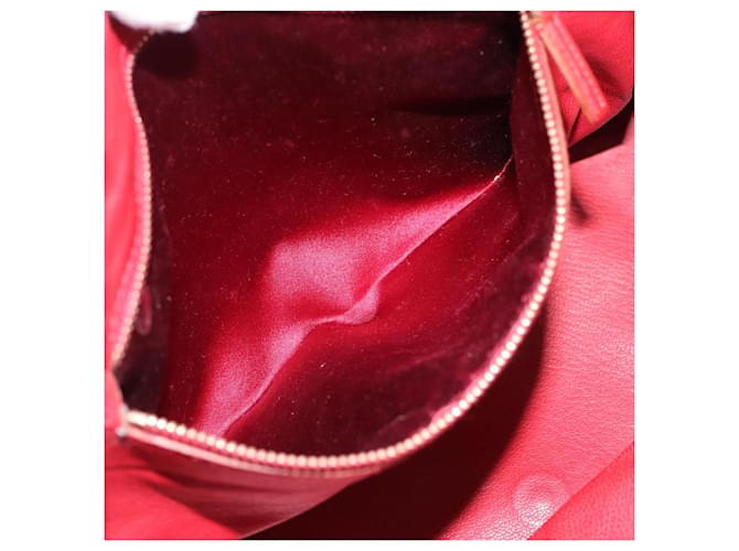 PRADA Hand Bag Leather Red Gold - vista 26