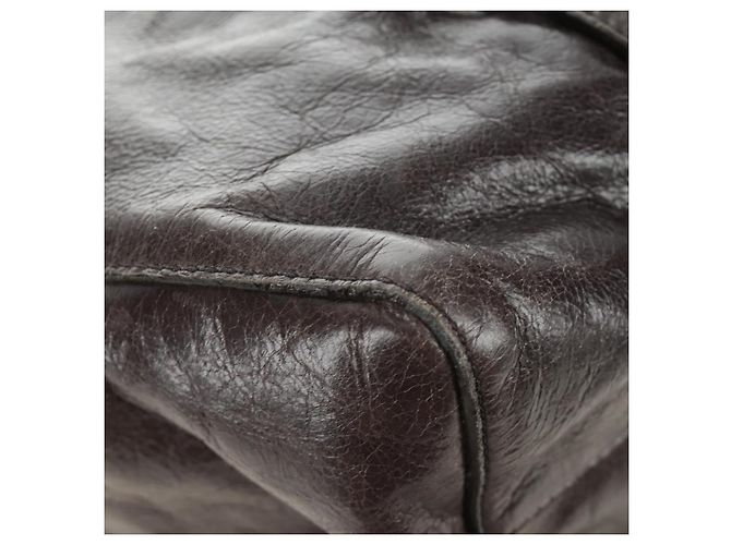 Miu Miu Hand Bag Leather 2way Gray Silver - vista 18