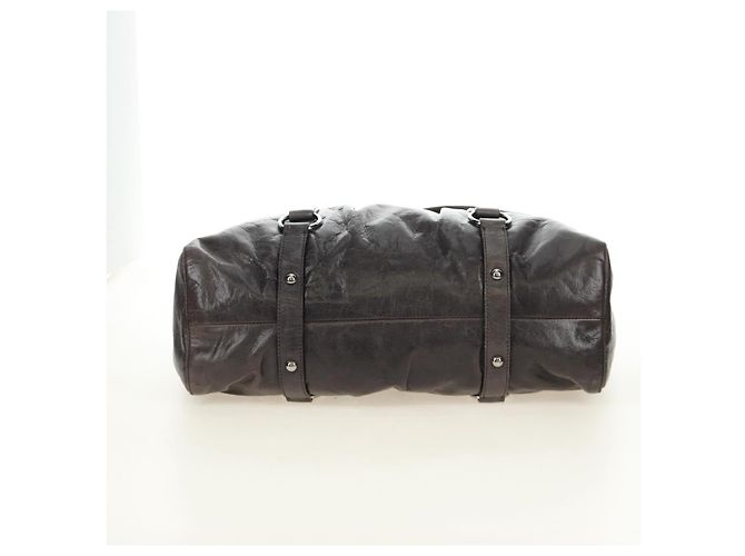 Miu Miu Hand Bag Leather 2way Gray Silver - vista 5