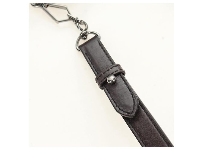 Miu Miu Hand Bag Leather 2way Gray Silver - vista 9