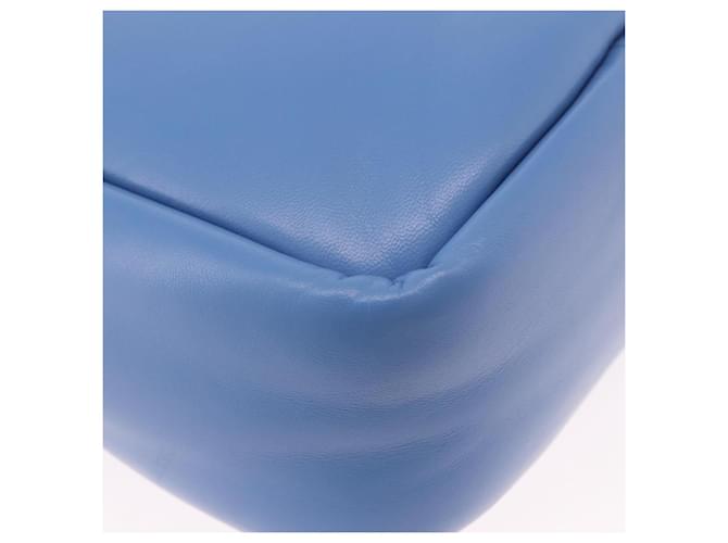 PRADA Hand Bag Leather 2way Light Blue Silver - vista 15