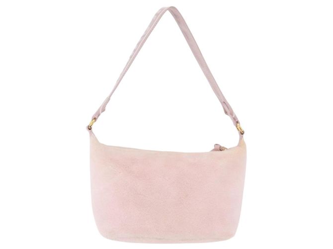 Miu Miu Hand Pouch Pile Pink Gold - vista 2