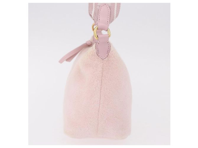 Miu Miu Hand Pouch Pile Pink Gold - vista 3