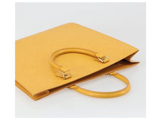 LOUIS VUITTON Epi Sac Plat Hand Bag Yellow M52079 LV - vista 6