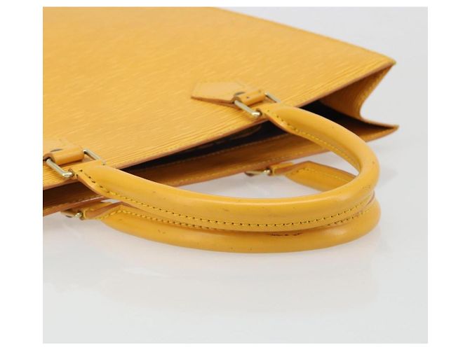 LOUIS VUITTON Epi Sac Plat Hand Bag Yellow M52079 LV - vista 7