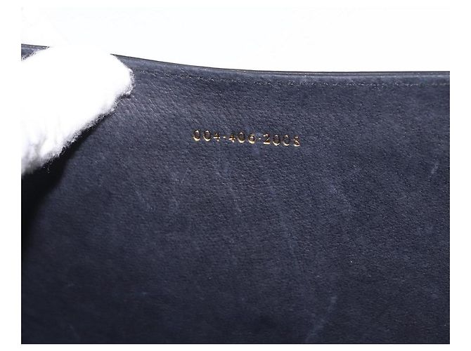 GUCCI Shoulder Bag Leather Black Gold - vista 12