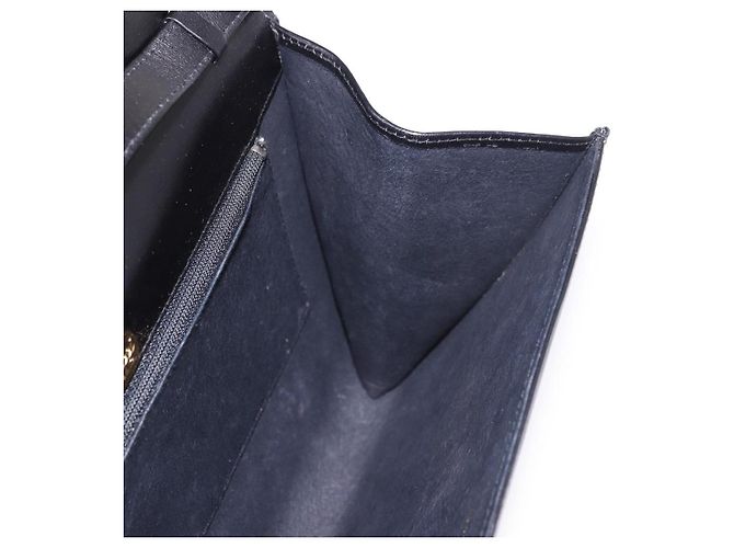 GUCCI Shoulder Bag Leather Black Gold - vista 19