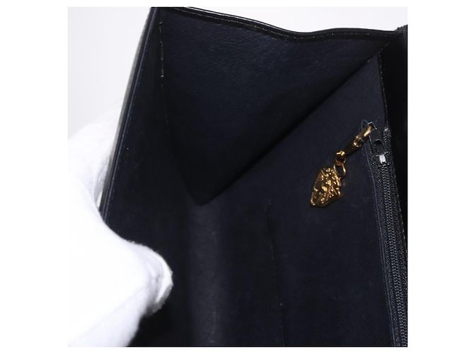 GUCCI Shoulder Bag Leather Black Gold - vista 20