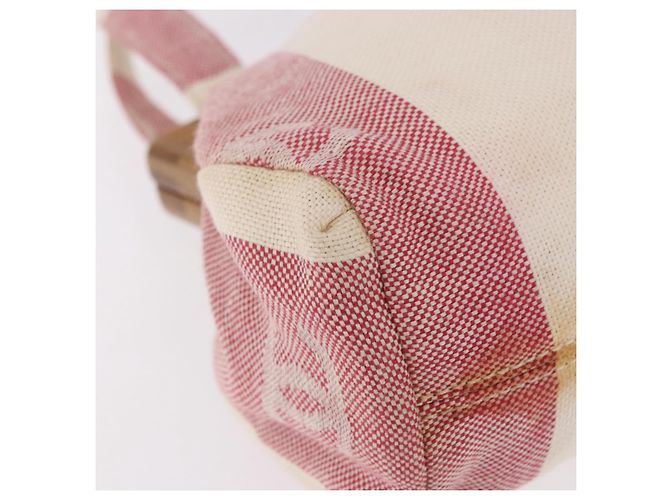 CHANEL Hand Bag Canvas Pink Gold CC - vista 15