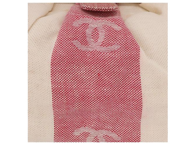 CHANEL Hand Bag Canvas Pink Gold CC - vista 3