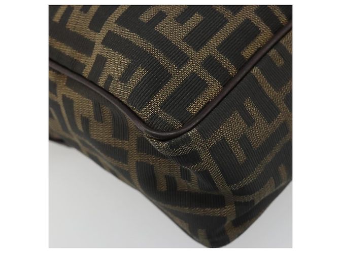 FENDI Zucca Canvas Hand Bag Black Brown - vista 14