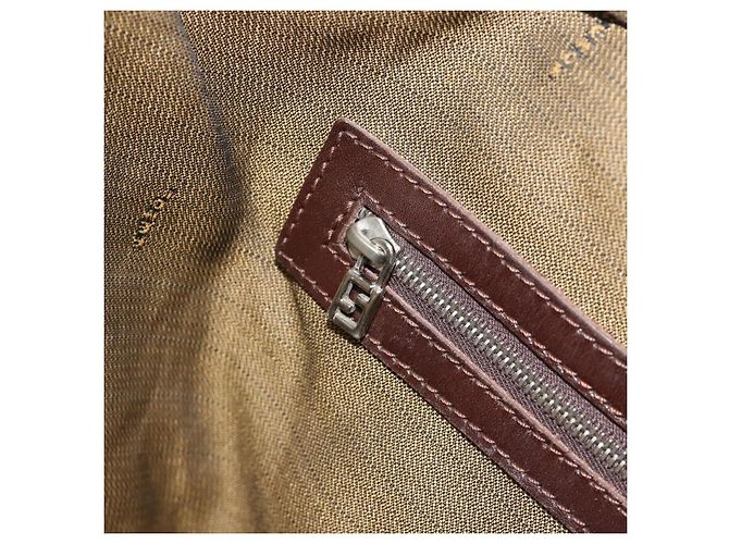 FENDI Zucca Canvas Hand Bag Black Brown - vista 21