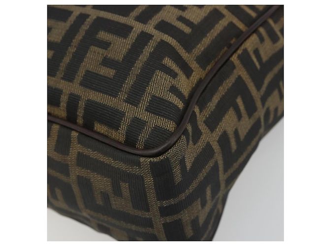 FENDI Zucca Canvas Hand Bag Black Brown - vista 9