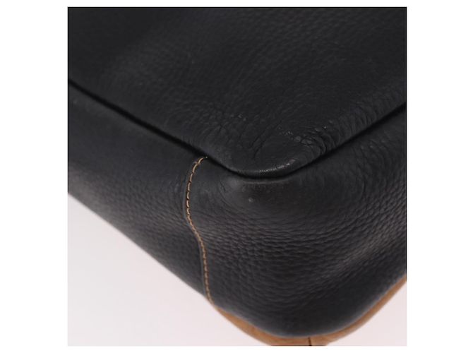 GUCCI Shoulder Bag Leather Black Gold - vista 12