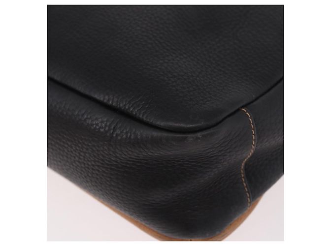 GUCCI Shoulder Bag Leather Black Gold - vista 13