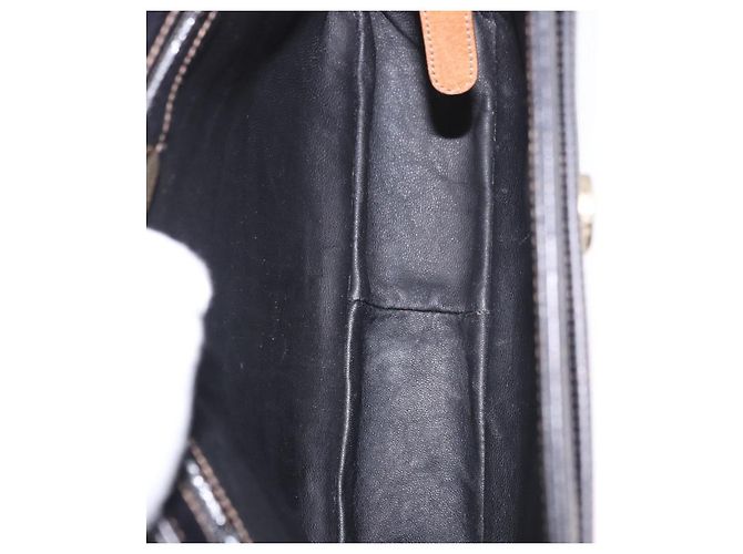 GUCCI Shoulder Bag Leather Black Gold - vista 18