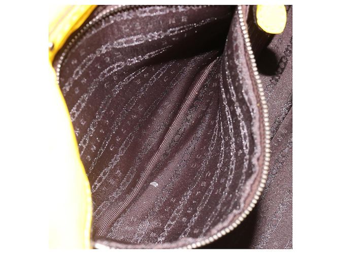 Céline CELINE Handtasche Leder Gelb Silber - Ansicht 20