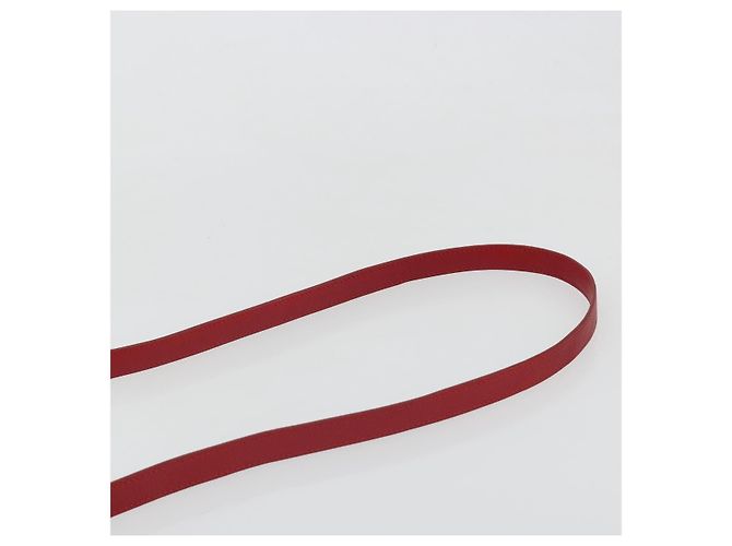 Céline CELINE Belt Bag Micro Hand Bag Leather 2way Red Silver - vista 10