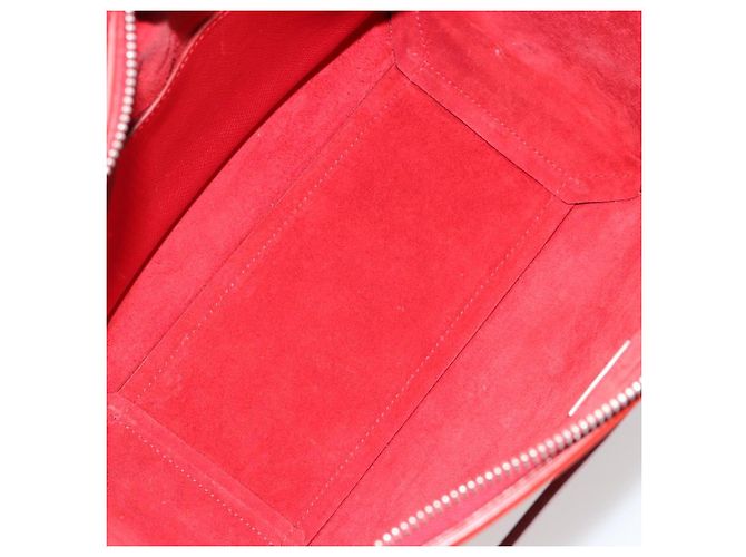 Céline CELINE Belt Bag Micro Hand Bag Leather 2way Red Silver - vista 19