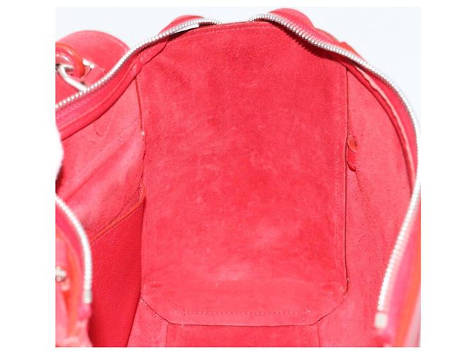 Céline CELINE Belt Bag Micro Hand Bag Leather 2way Red Silver - vista 20