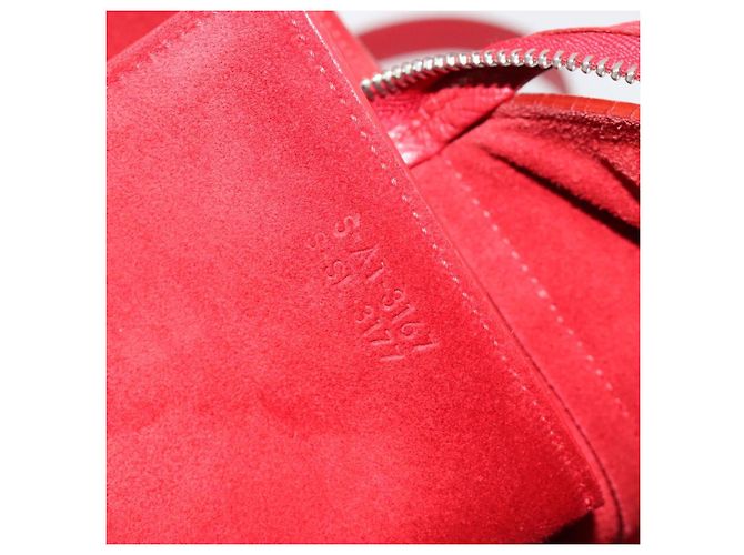 Céline CELINE Belt Bag Micro Hand Bag Leather 2way Red Silver - vista 23
