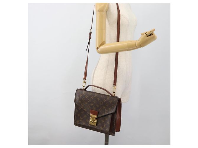 LOUIS VUITTON Monogram Monceau 28 Hand Bag M51185 LV - vista 27