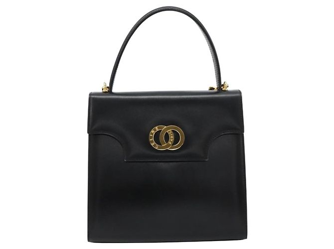 Céline CELINE Hand Bag Leather 2way Black Gold - vista 13